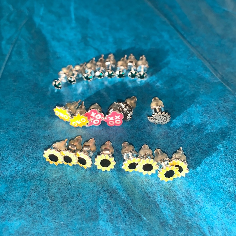 TMA silver earrings